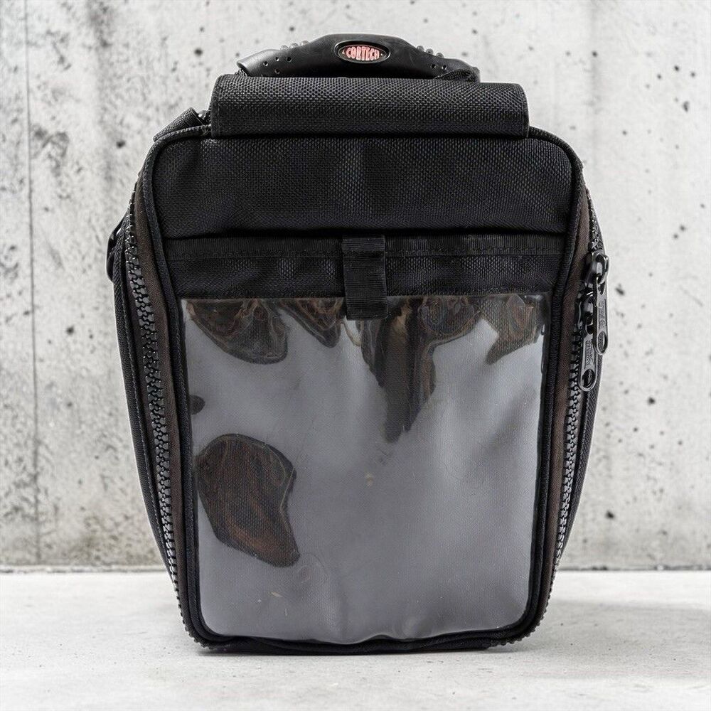 Black Compact Handlebar Tank Bag